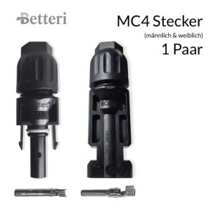 Betteri MC4 Stecker männlich 1000V 30A