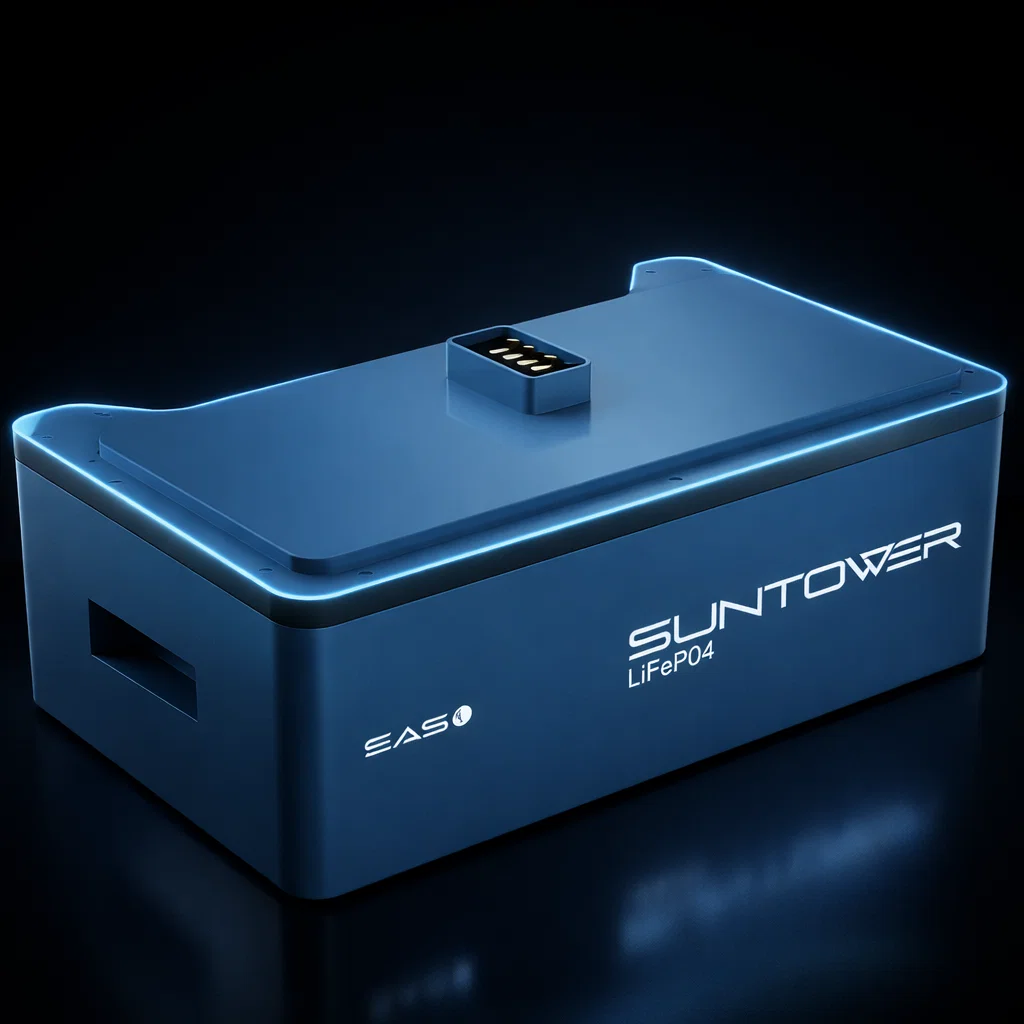 24V Speichermodul 1.2kWh easySuntower LiFePO4 Batteriespeicher kompakt