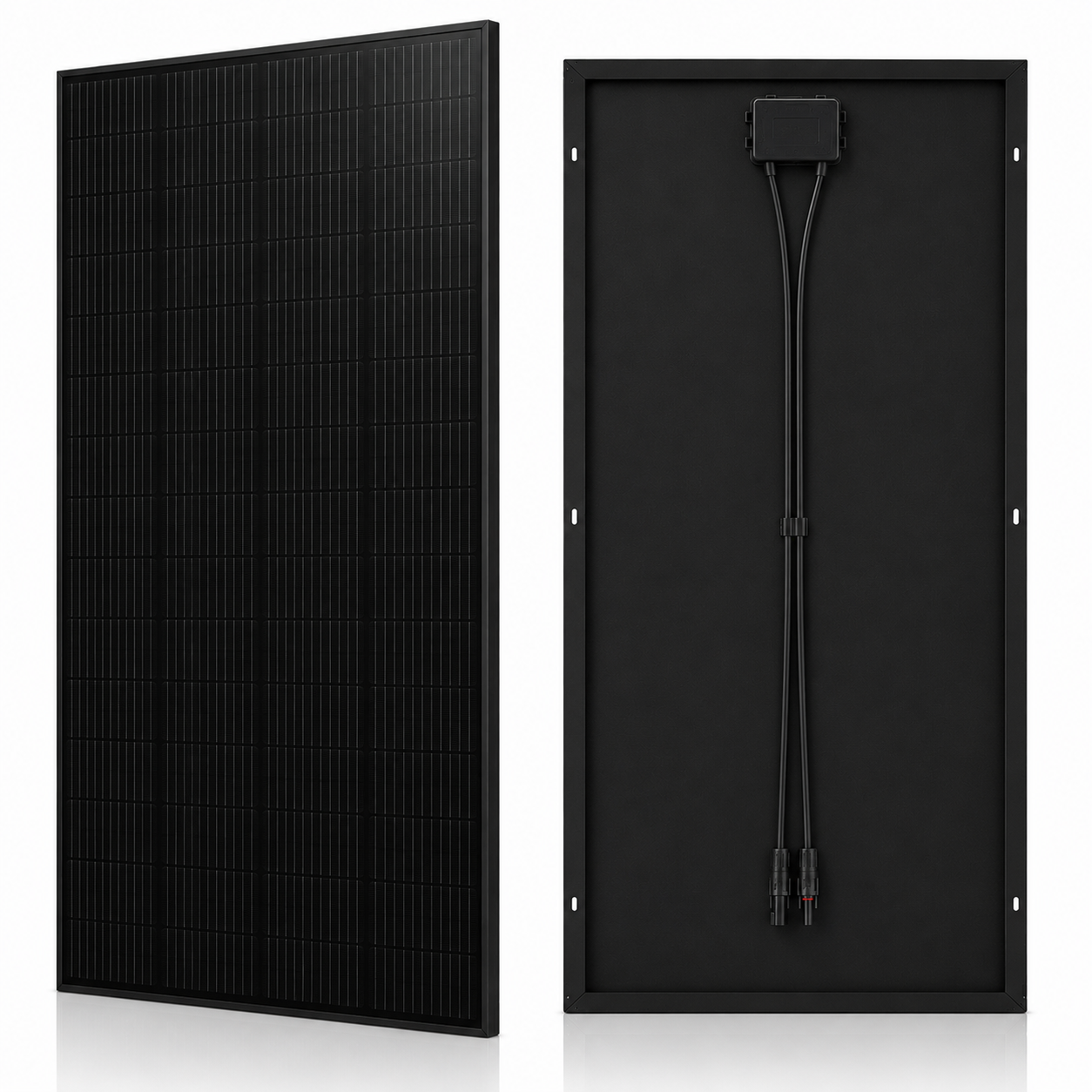 100 W Solarmodul 74V VOC Full Black Camping Caravan BSM