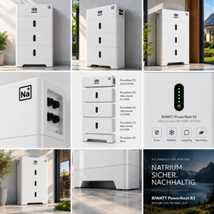 BIWATT PowerNest R3 Natrium-Ionen-Speicher 13,5 kWh Komplettset
