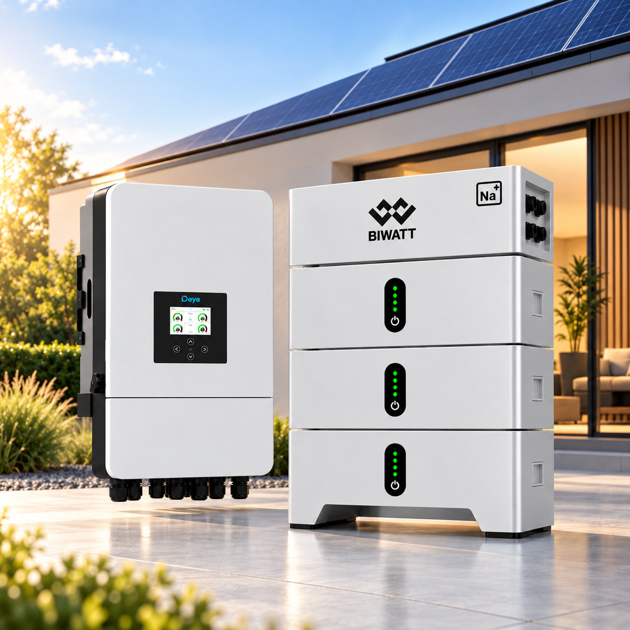 easySuntower® Na+ HOME 8 – 8 kW Deye Hybridwechselrichter + 13,5 kWh Natrium-Ionen-Speicher – Bild 3