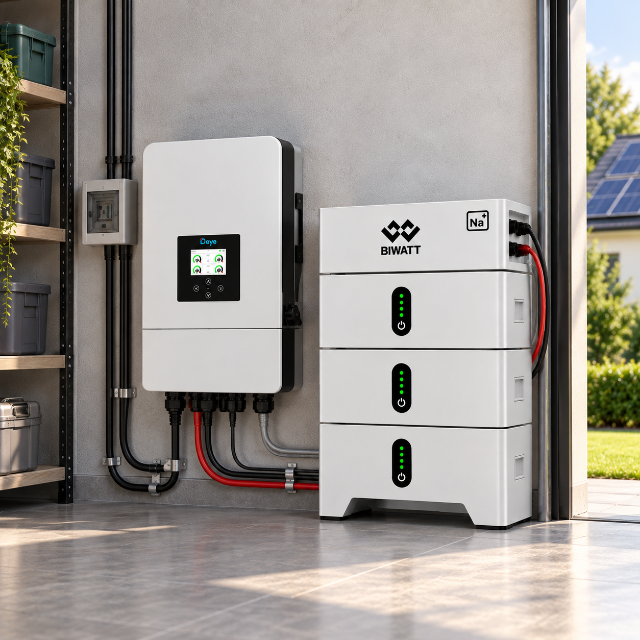 easySuntower Na+ Natrium-Ionen-Speicher HOME 8 mit Deye 8 kW und BIWATT 13,5 kWh 1